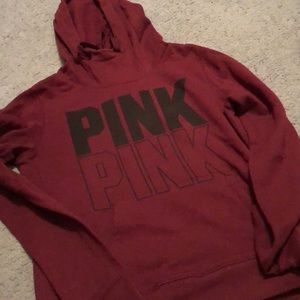pink sweatshirt